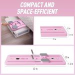 Foldable Multi-Purpose Pilates Reformer Board (Pink)