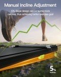 Incline Walking Pad Under Desk Treadmill 4-in-1