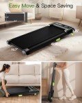 Incline Walking Pad Under Desk Treadmill 4-in-1