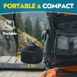 CANWAY Wood Stove, Windproof Backpacking Survival Stove