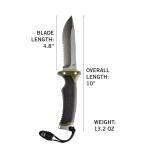 Gerber Ultimate 10" Survival Fixed Blade with Fire Starter
