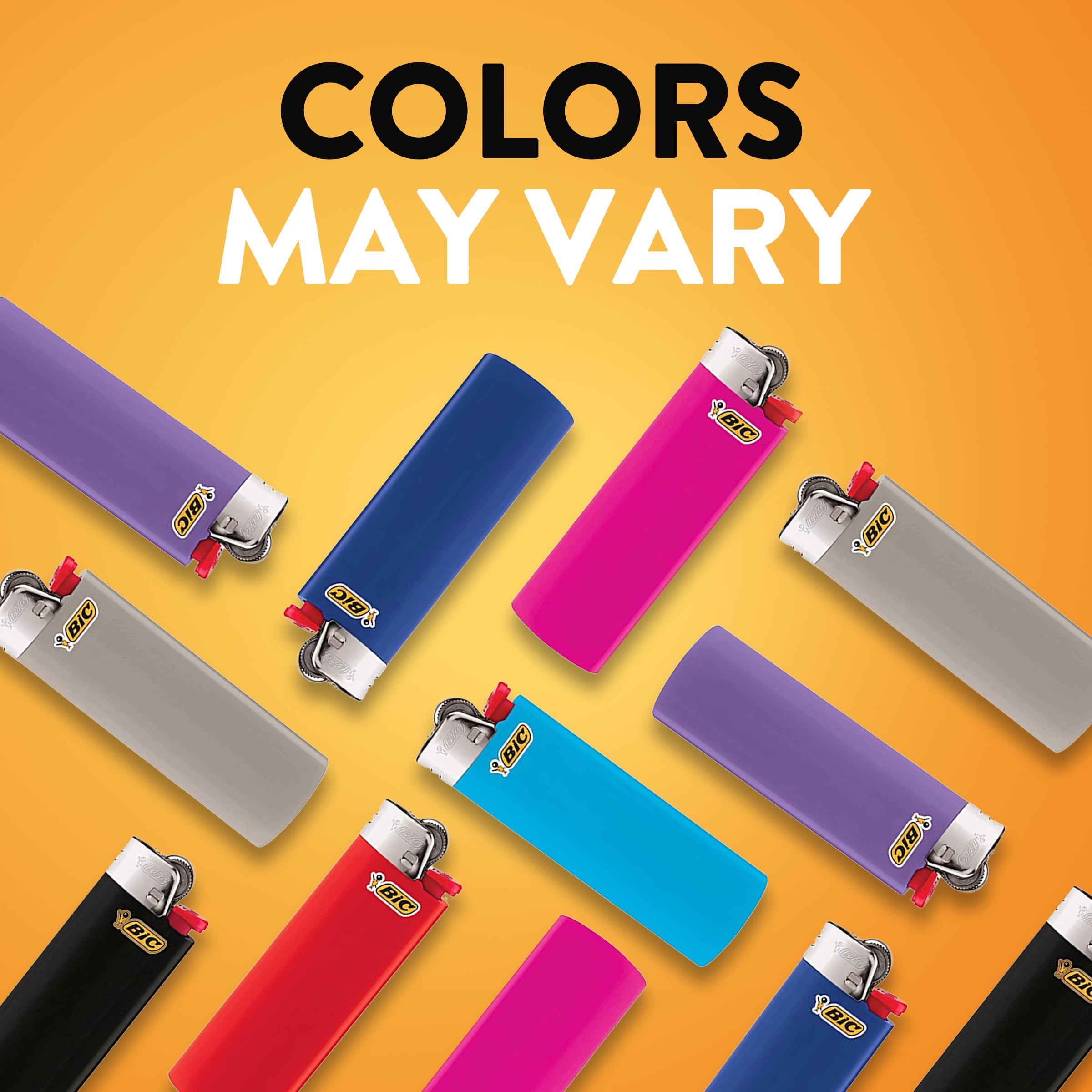 BIC Classic Lighter Assorted Colors 5-Pack