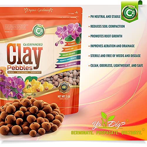 Organic Clay Pebbles for Hydroponics & Aquaponics