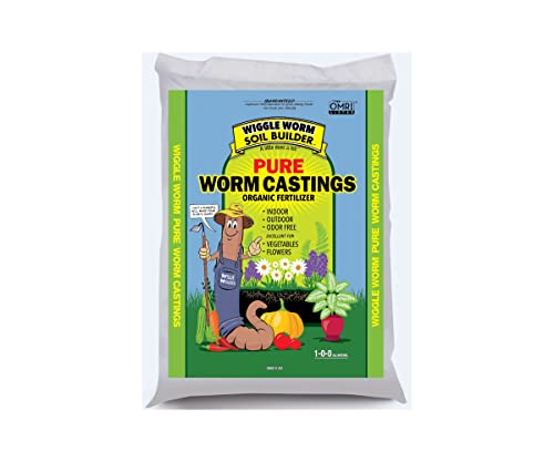 100% Pure Organic Worm Castings for Soil Fertility – 15lbs