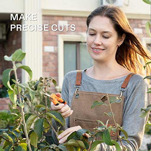 Orange Stainless Steel Pruning Shears