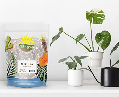 Custom Blend Monstera Potting Soil Mix (8 qts)
