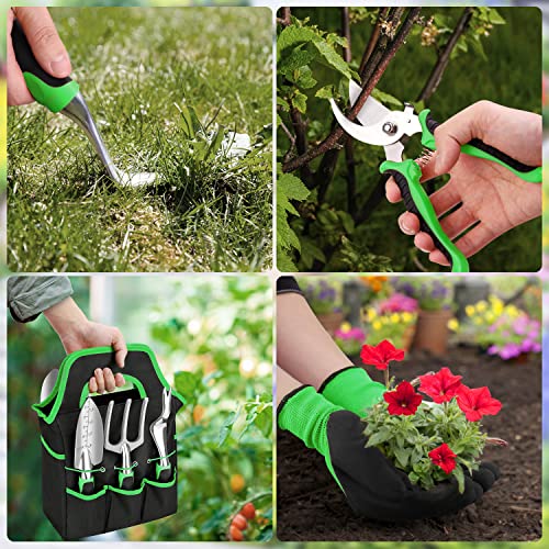 8-Piece Lightweight Garden Tool Set with Tote Bag