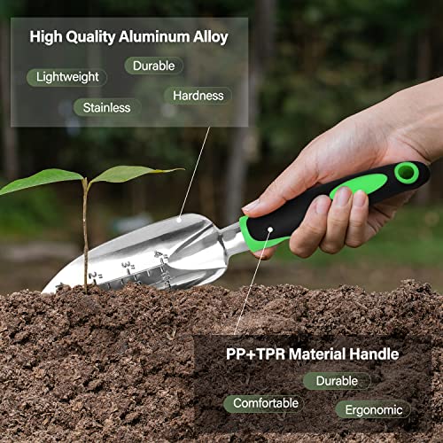 8-Piece Lightweight Garden Tool Set with Tote Bag