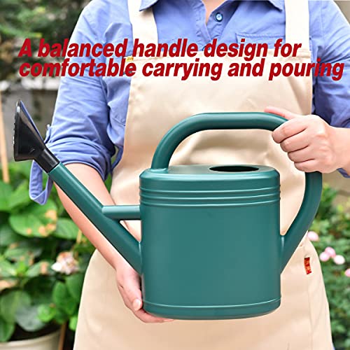 1 Gallon Blue Watering Can for Plants
