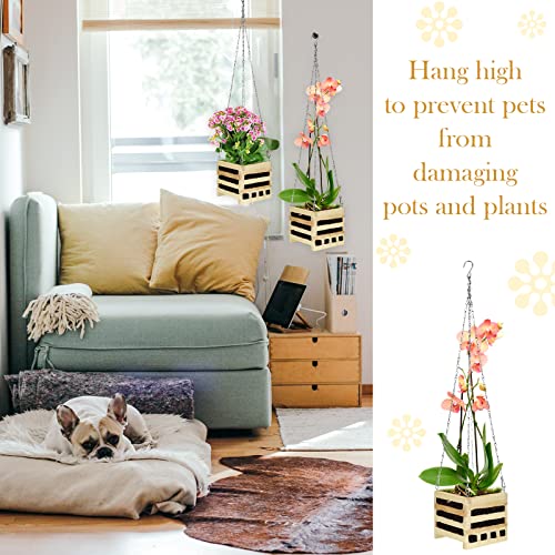 Wooden Plant Hanger with 20" Chain
