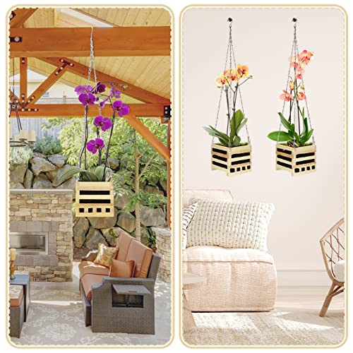 Wooden Plant Hanger with 20" Chain