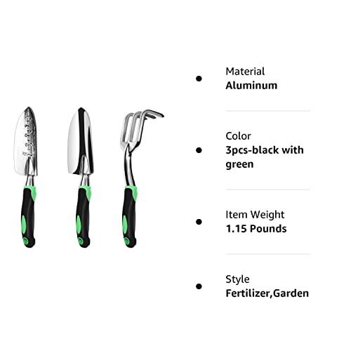 ZUZUAN 3 Pack Aluminum Gardening Kit