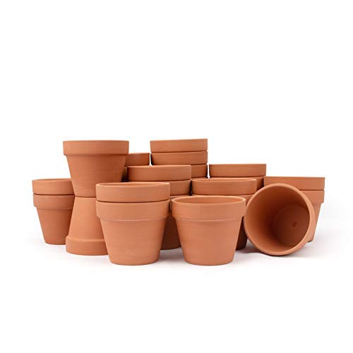 Terra Cotta Pot with Drainage (4") - 26 Pack