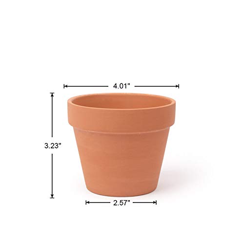 Terra Cotta Pot with Drainage (4") - 26 Pack