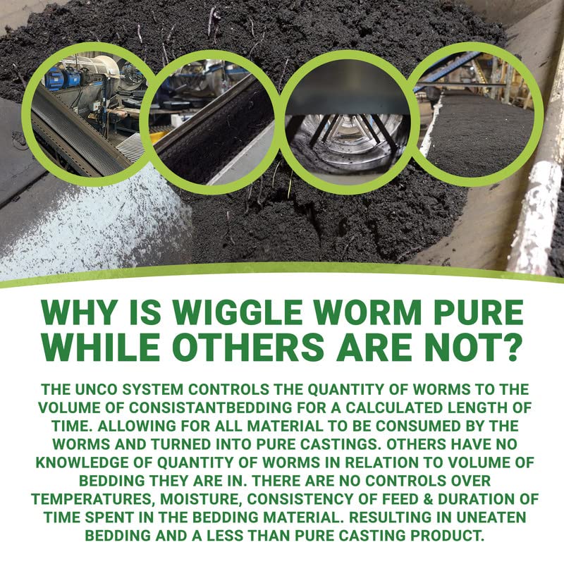 100% Pure Organic Worm Castings for Soil Fertility – 15lbs