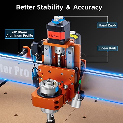 FoxAlien Masuter Pro 3-Axis CNC Router Machine
