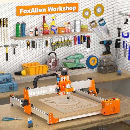 FoxAlien Masuter Pro 3-Axis CNC Router Machine