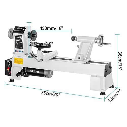 12" x 18" Benchtop Wood Lathe with Accessories