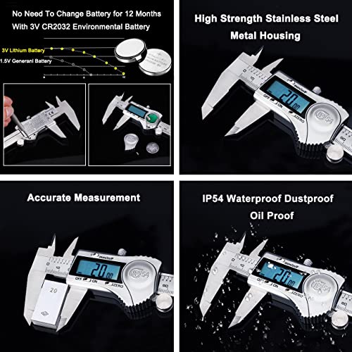 Kynup 150mm Digital Caliper with LCD Display