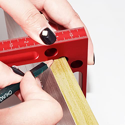 Aluminium 90-Degree Positioning Squares for Woodworking