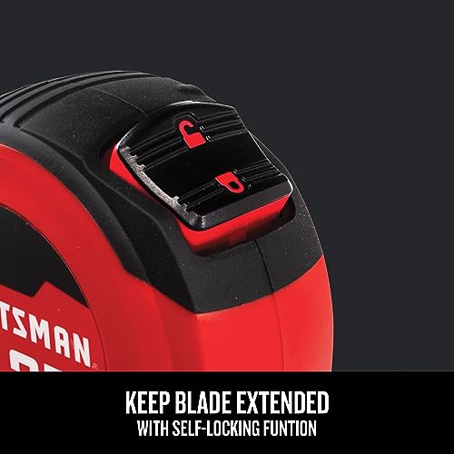 Craftsman 25ft Tape Measure with Fraction Markings