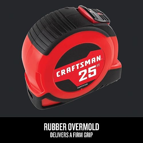 Craftsman 25ft Tape Measure with Fraction Markings