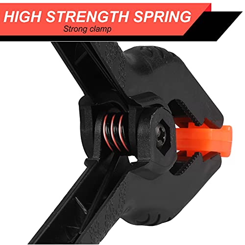 12 Pack Small Heavy Duty Plastic Spring Clamps