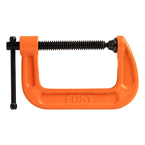 Pony Jorgensen 3" C-Clamp, Orange - Woodworking