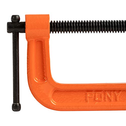 Pony Jorgensen 3" C-Clamp, Orange - Woodworking