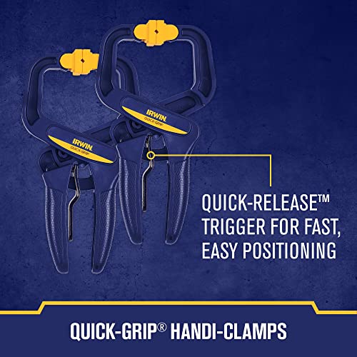 IRWIN Quick-Release Woodworking Clamps Set, 6 Inch