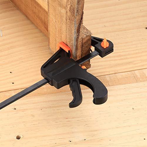 4" Bar Clamps: 5pcs, Quick Grip, One-Handed