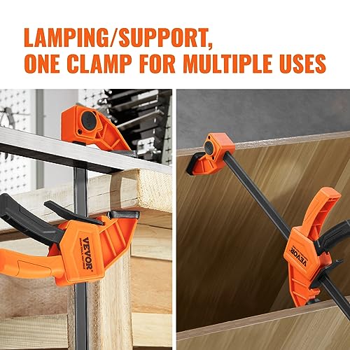 VEVOR Woodworking Bar Clamps: 4x 6" and 2x 12