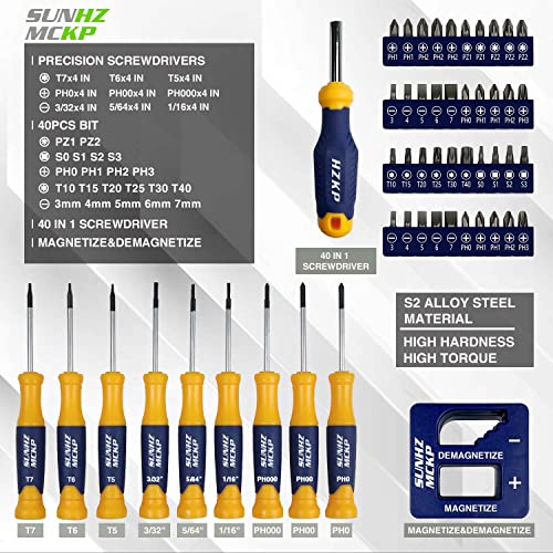 66-Piece Magnetic Screwdriver Set, S2-Alloy Steel with Case