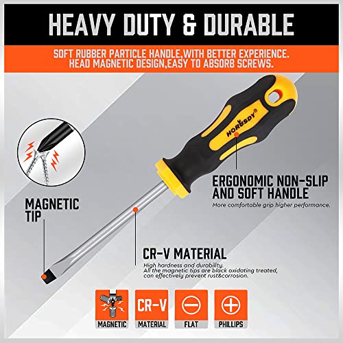11-Piece Screwdriver Set for Fastening and Loosening
