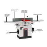 Jet JJ-8CS 8" Closed Stand Jointer, 2HP