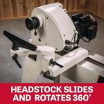 JET 14.5" x 40" 1 HP Woodworking Lathe