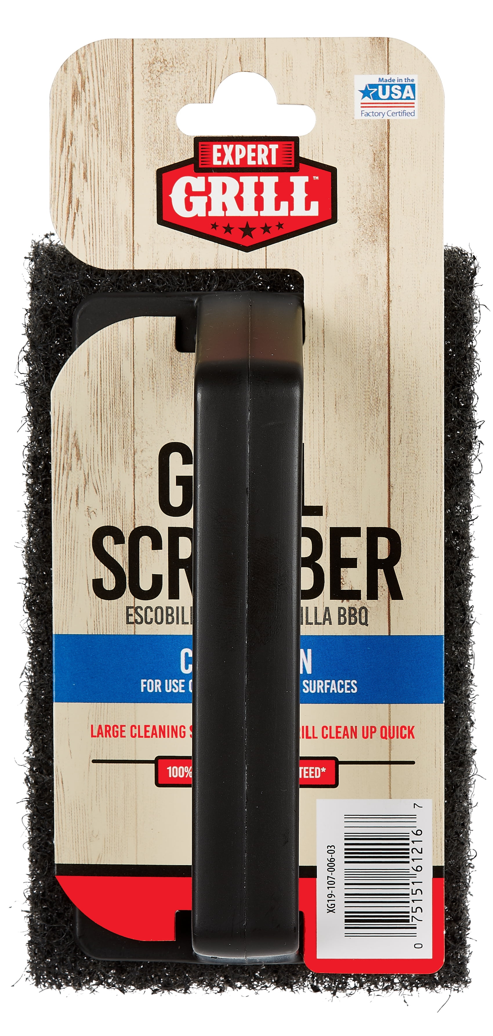 Hefty Duty BBQ Grill Scrubber by Expert Grill