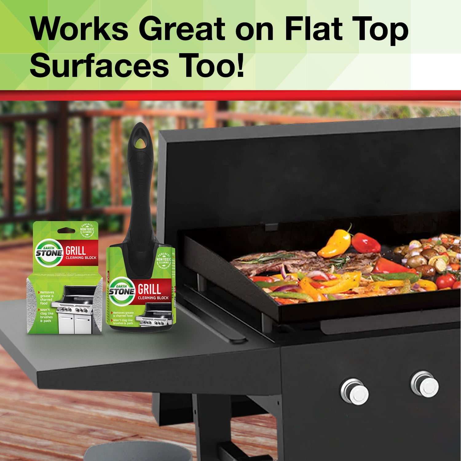 EarthStone® Grill Cleaning Block, Eco-Friendly Grill Cleaner