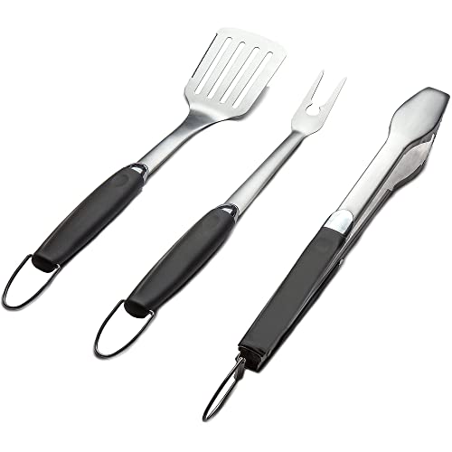 Stainless Steel BBQ Grill Tool Set - 3 Piece