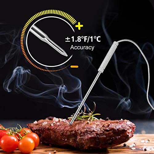 Wireless BBQ Meat Thermometer with 3 Probes