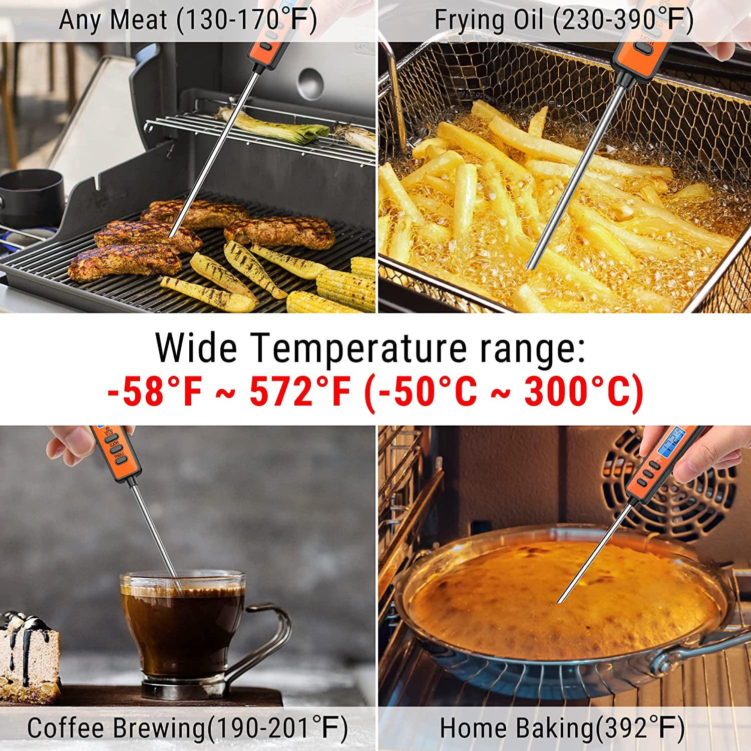 ThermoPro TP01A Digital Grill and Kitchen Thermometer