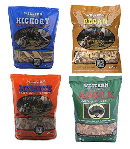 Western BBQ Smoking Wood Chips Variety Pack