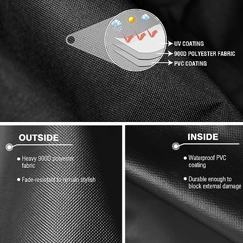 All-Weather 65 inch BBQ Grill Cover (Black)