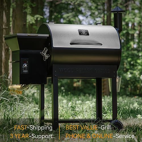 Z GRILLS 8-in-1 Wood Pellet Smoker Grill