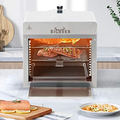 Portable Infrared Gas Grill for Quick Steak Cooking