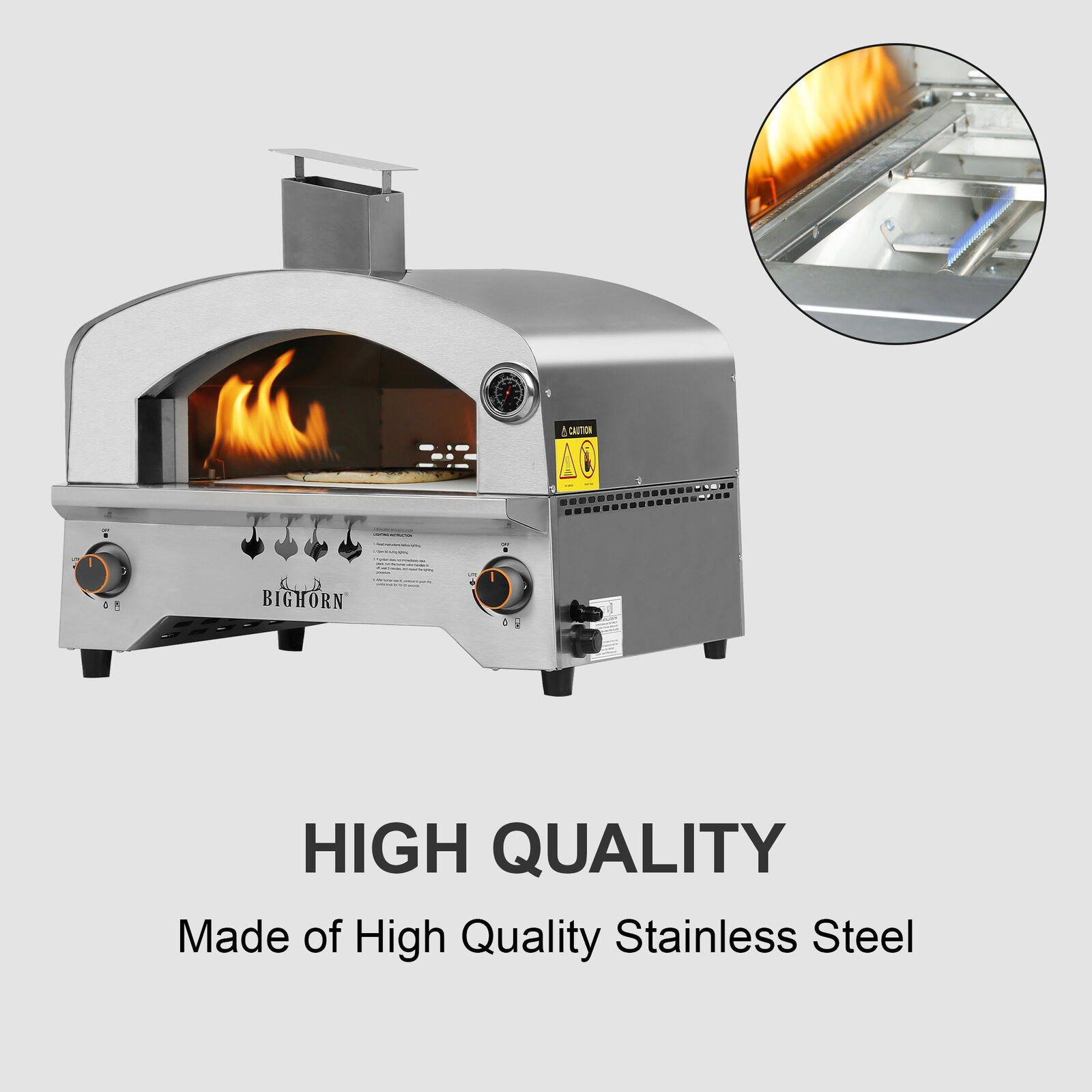 Portable Stainless Steel Gas BBQ Grill