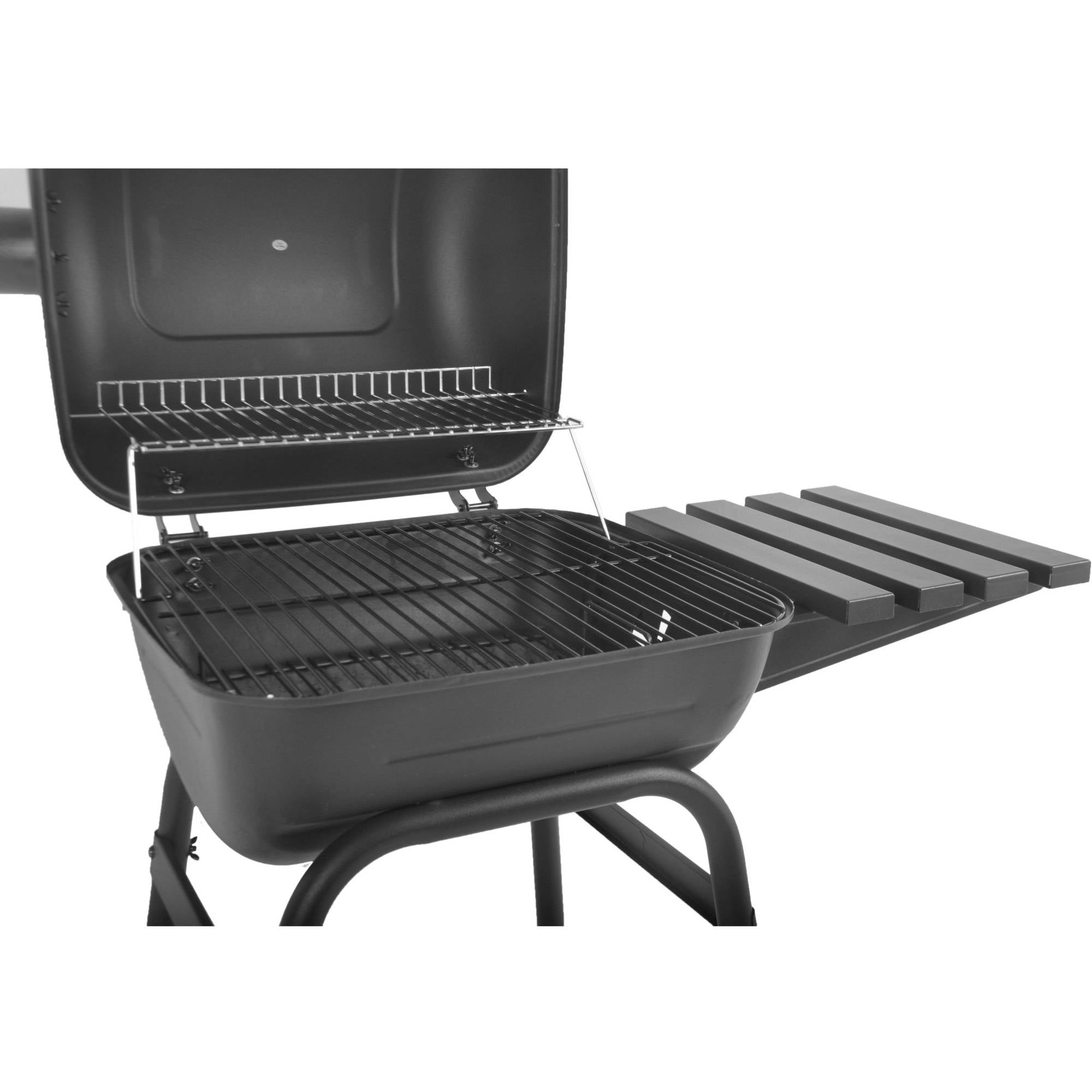 26" Mini Barrel Charcoal Grill with Side Shelf
