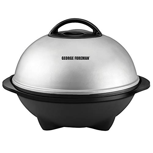 Electric Grill: George Foreman Silver, 12+ Servings
