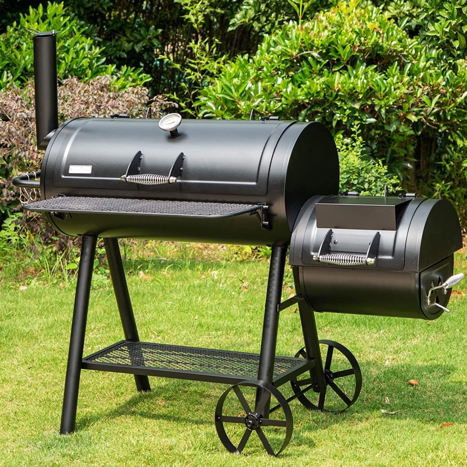 Extra Large Heavy Duty Outdoor BBQ Charcoal Grills Smoker