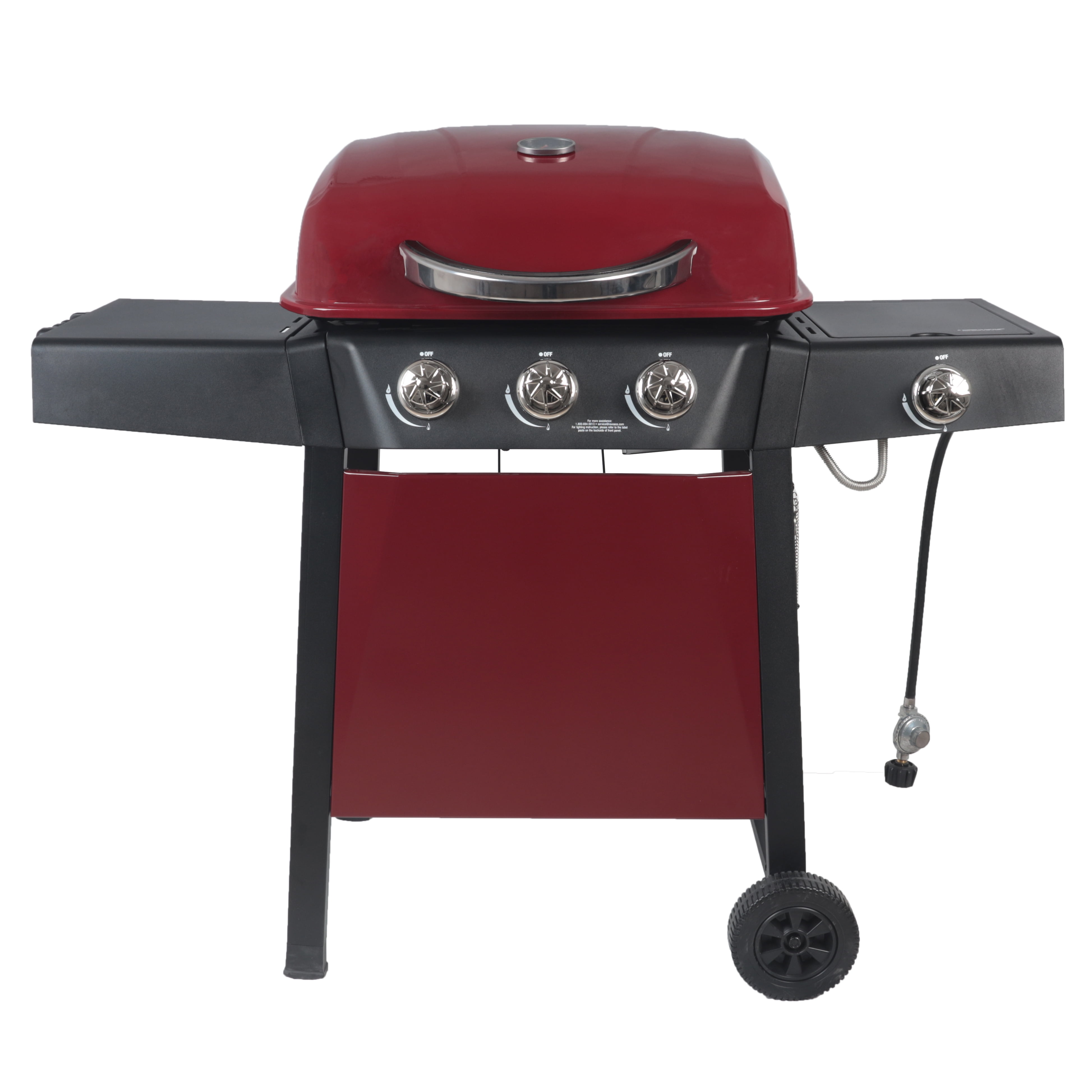 RevoAce 4 Burner Propane Gas Grill with Side Burner